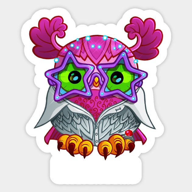 OWL-ton John Sticker by RemcoBakker